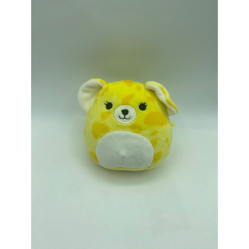 Squishmallows Plush Yellow Spotted Leopard 5 Inch Excellent